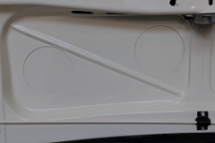 SFM6S090 Trunk Lid Underside 1966 Style 4-hole c